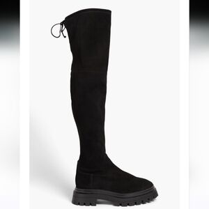 NWT STUART WEITZMAN Bedfordland stretch-suede over-the-knee boots, Size 6
